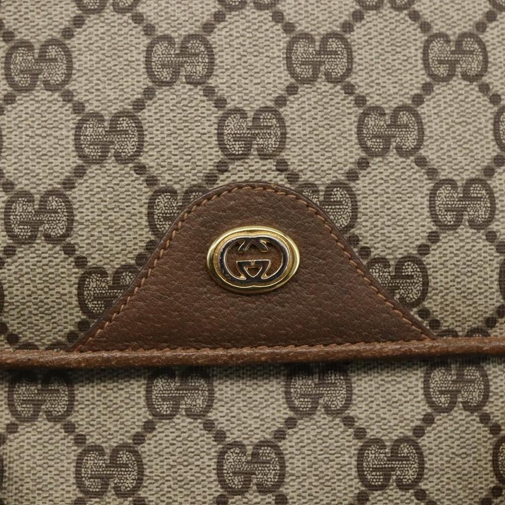 GUCCI GG Supreme Hand Bag PVC Beige Gold 116 02 080 Auth 158457 - Picture 10 of 16